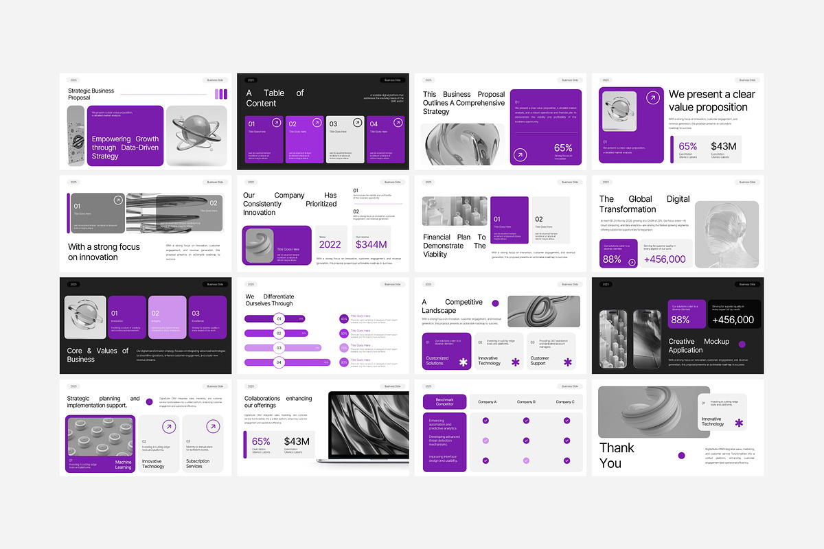 Modern Business Proposal Pitch Deck, a Presentation Template by Eklip Studio (Photo 6 of 6)