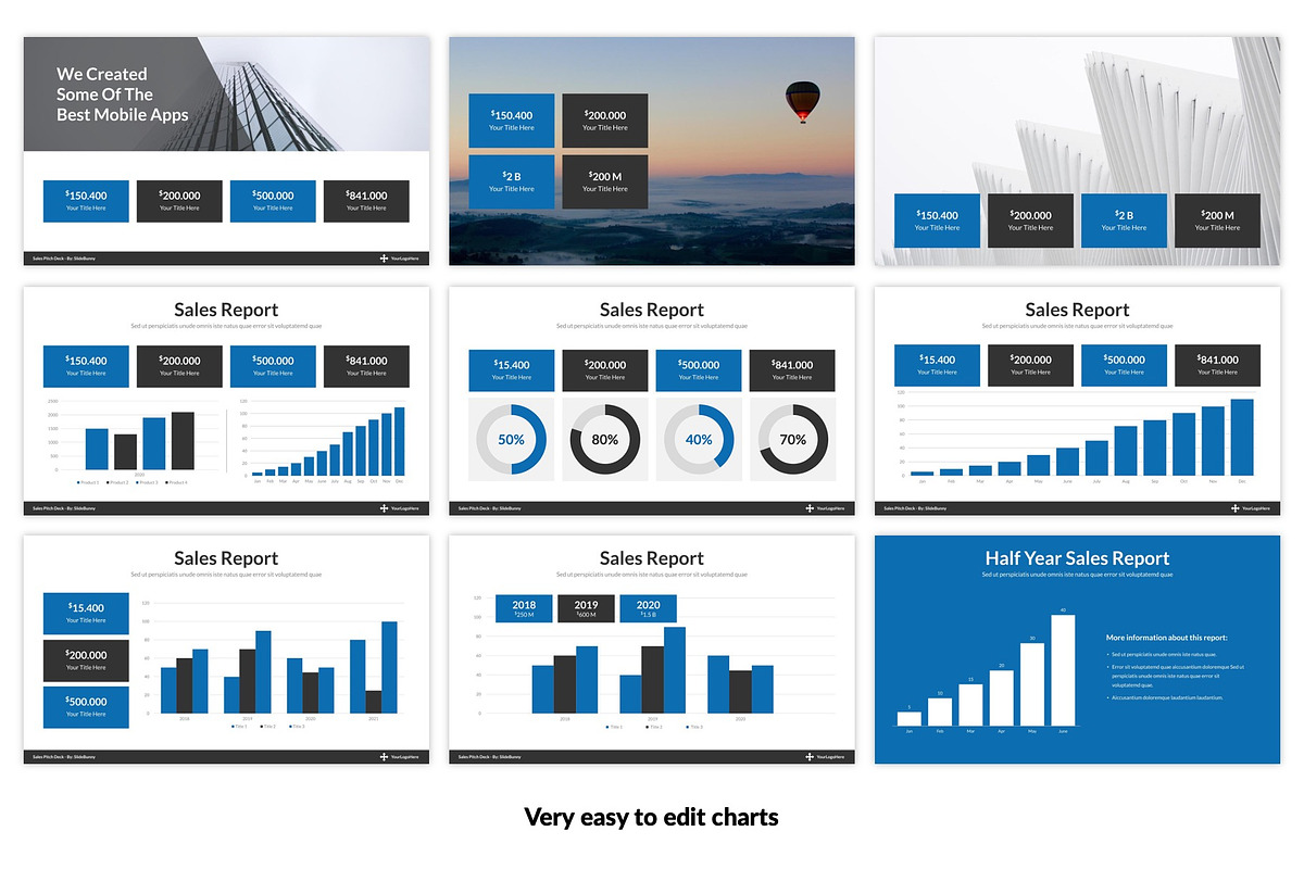 Best Sales Pitch Deck Google Slides, a Presentation Template by SlideBunny (Photo 9 of 21)