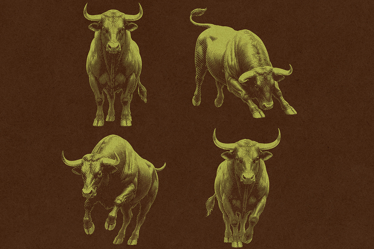 Farm Bull Engraving Vintage, an Object Graphic by Kaizla03 (Photo 5 of 5)