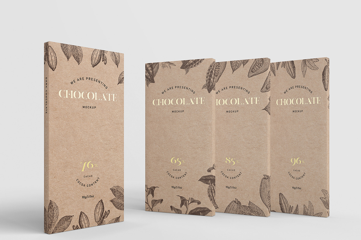 Chocolate Packaging Mockup, a Packaging Mockup by KIPET (Photo 6 of 15)