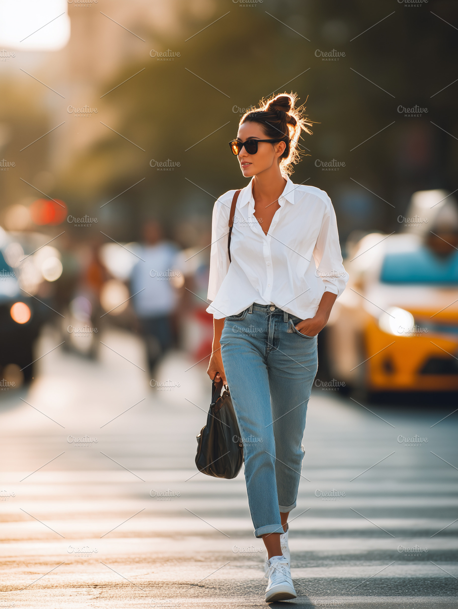 Stylish young woman in sunglasses, a Beauty & Fashion Photo by MistyDay