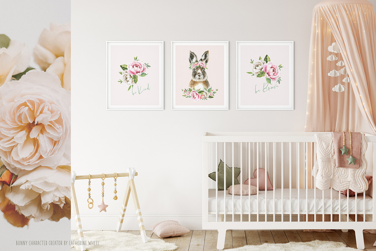 Easter Bunny Watercolor Animal, an Animal Illustration by Catherine Wheel (Photo 6 of 12)