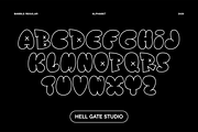Bamble Bubble Graffiti Font, a Handwritten Font by GRVS Studio (Thumbnail 3 of 6)