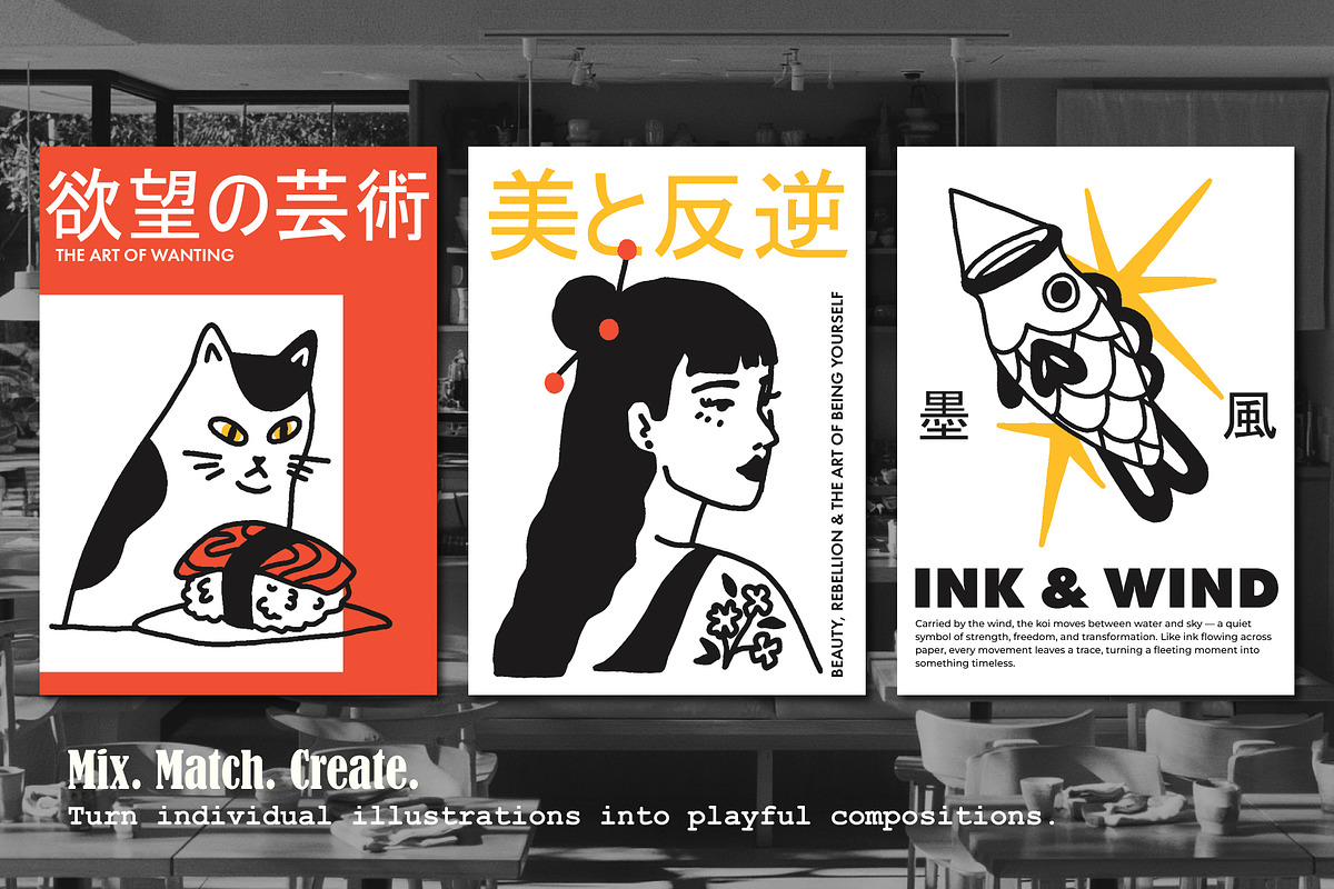 Wonders of Asia: 55 illustrations, an Object Illustration by Olly Kava (Photo 5 of 9)