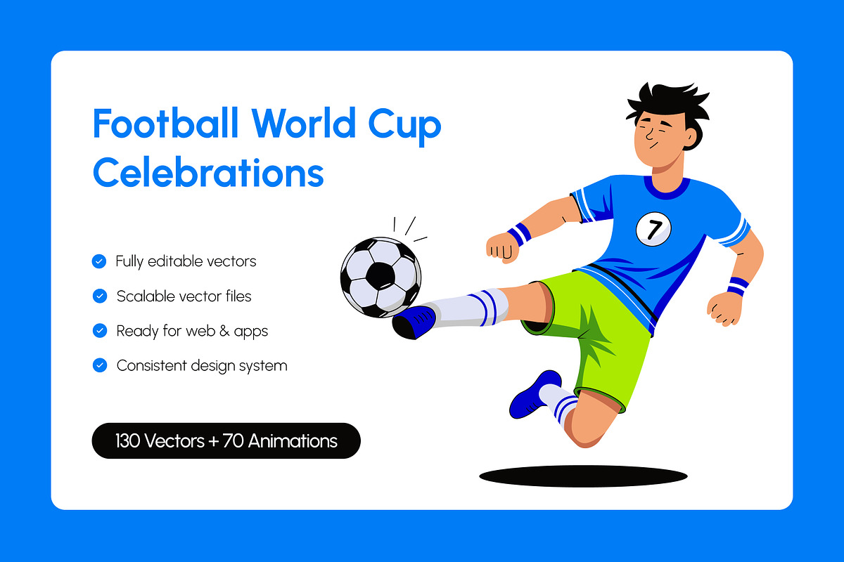 Bundle of Football World Cup, a Sport Illustration by Creative Stall (Photo 1 of 11)