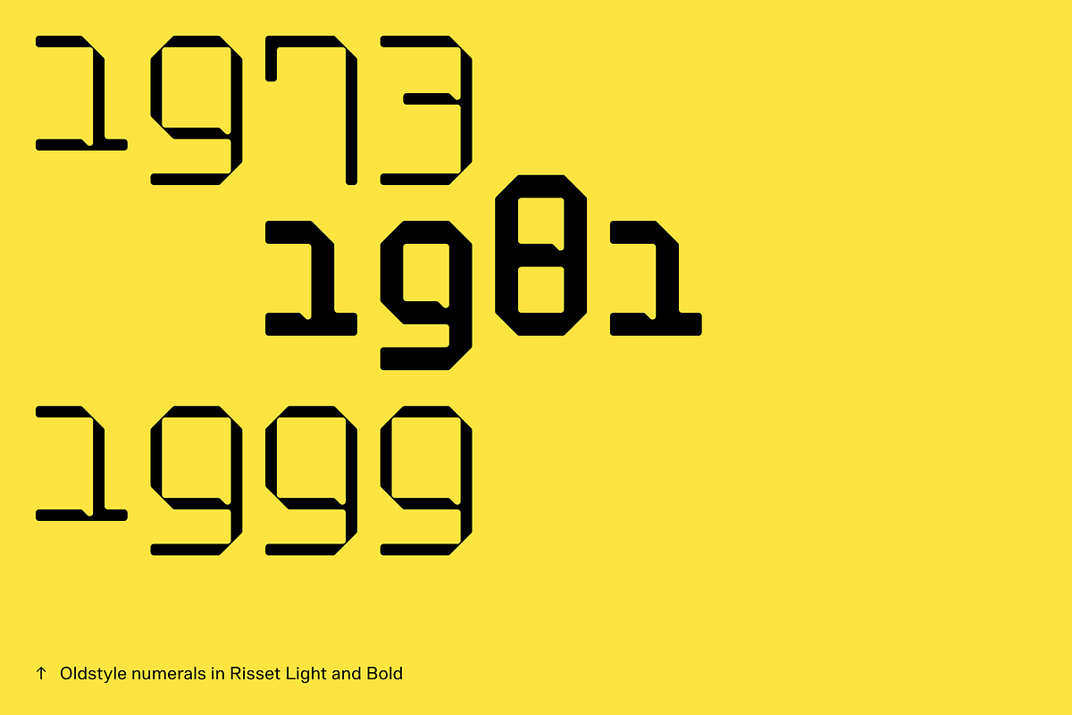 Risset, a Sans Serif Font by Nameless Type Foundry (Photo 8 of 10)