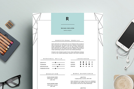 Modern Resume & Cover Letter MS Word