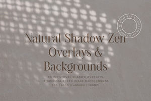 Natural Shadow Zen Overlays