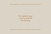 Rodeo / Imperfect Script, a Script Font by MEG BURK CHOI (Thumbnail 2 of 3)