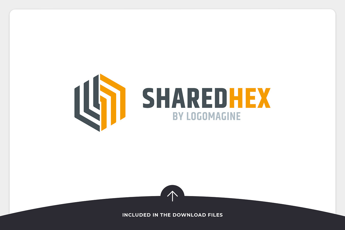 Shared Hex Logo Template, a Branding & Logo Template by LOGOMAGINE (Photo 15 of 16)