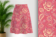 Pink Vintage Floral Seamless Repeat, a Pattern Graphic by Sharon Schwalbe (Thumbnail 1 of 4)
