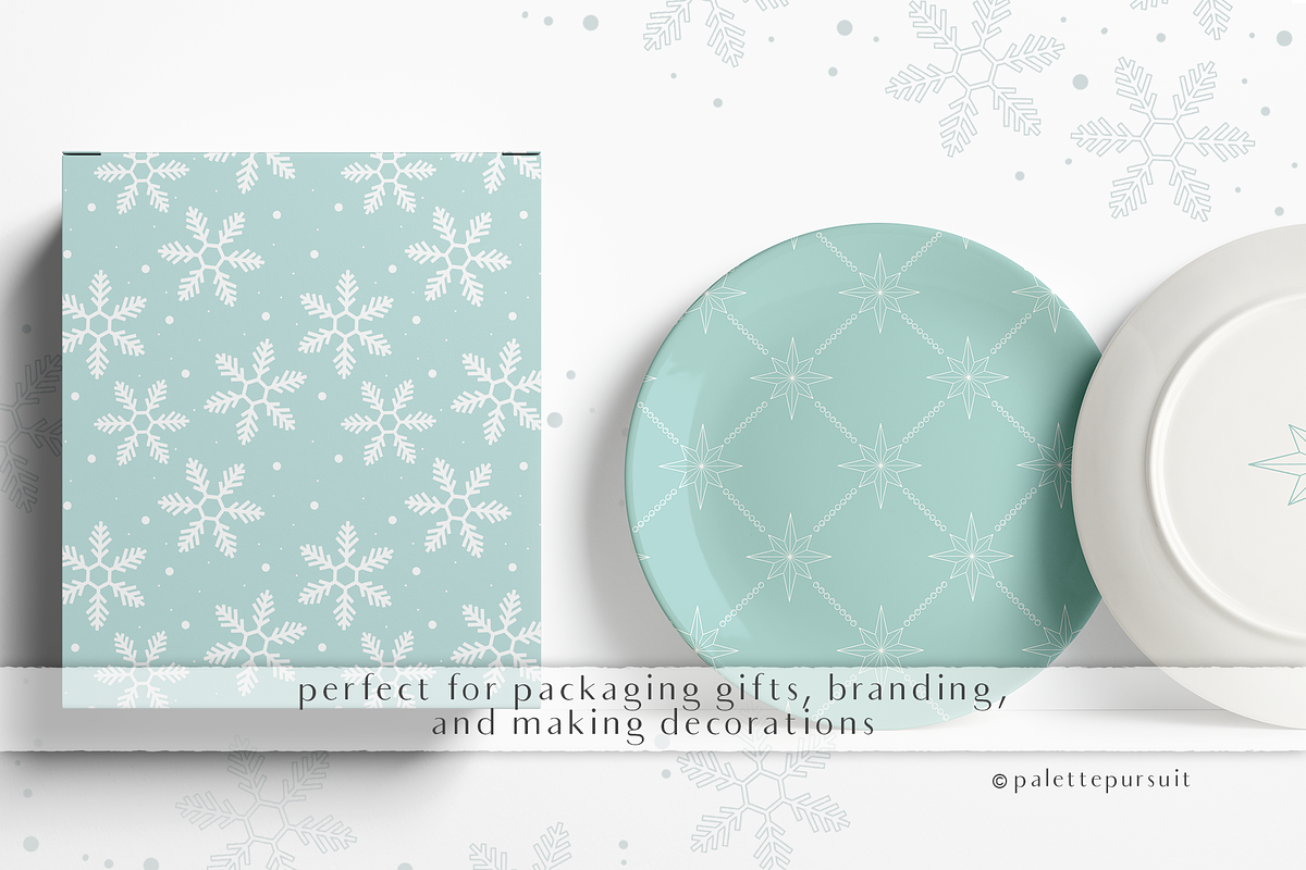 Cute Christmas Seamless Patterns, a Pattern Graphic by Palette Pursuit (Photo 3 of 9)