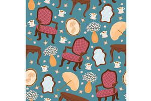 Home decor items. Interior seamless, an Object Illustration by Vectorbuum