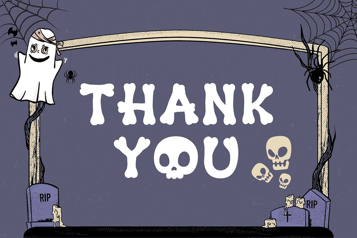 Fox Ghosty Font, a Symbol Font by Fox7 By Rattana (Photo 9 of 9)