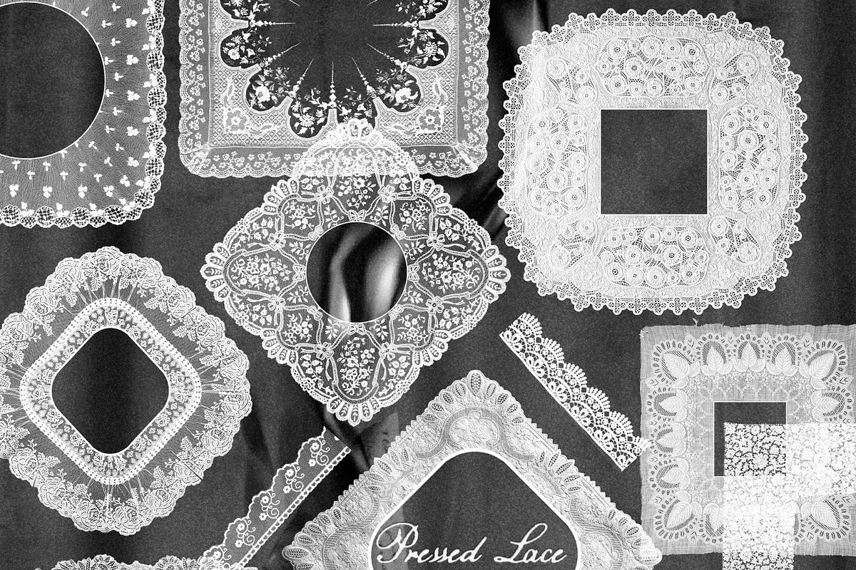 Pressed Lace Frames, a Texture Graphic by Purple (Photo 12 of 16)
