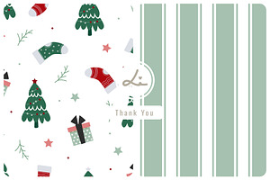 Playful christmas seamless pattern