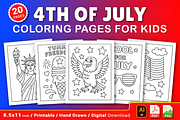 4th of July Coloring Pages, a Seasonal Illustration by Design Station (Thumbnail 1 of 4)