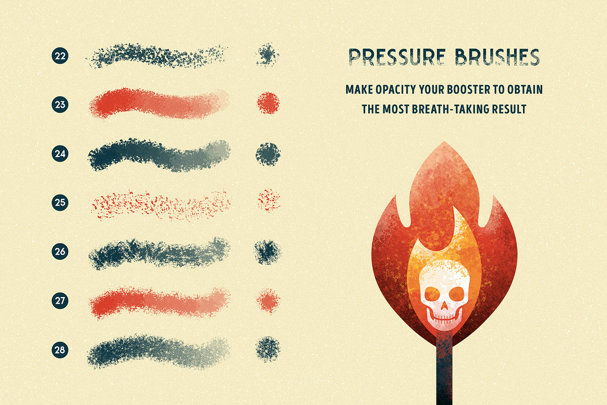 Shader Brushes for Photoshop, a Brush Add-On by pixelbuddha.net (Photo 7 of 11)