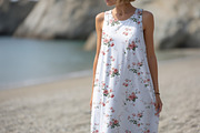 Sleeveless Summer Maxi Dress Mockup, a Shirt Mockup by 1001 mockups (Thumbnail 4 of 9)