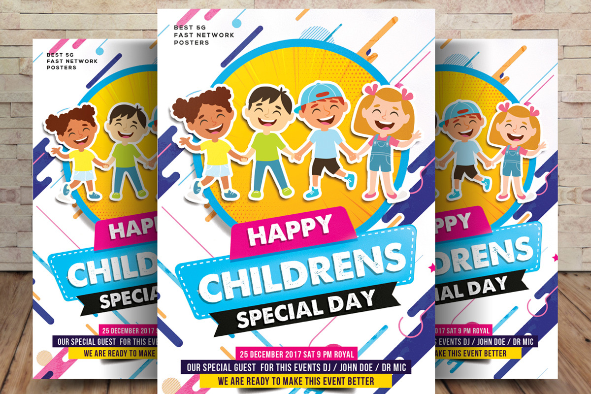 Children Day Fair Flyer, a Flyer Template by graphicforest