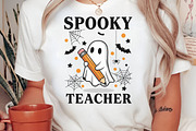 Spooky Teacher Sweatshirt PNG, an Illustration by Craft Nest (Thumbnail 2 of 7)