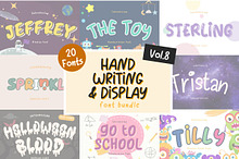 HANDWRITING & DISPLAY FONT BUNDLE