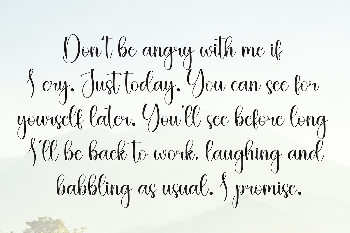 Sunday | Script Font, a Handwritten Font by Scratchones (Photo 6 of 9)