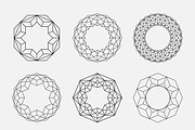 Circle shapes. Geometric Mandalas., a Pattern Graphic by MalinaShop (Thumbnail 2 of 2)
