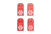Christmas Tags Mockup, an Advertising Mockup by Mockups Expert (Thumbnail 1 of 2)