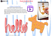 Procreate 3D Magic Pulled Brushes, a Brush Add-On by Fashion Workshop Bkk (Thumbnail 5 of 15)