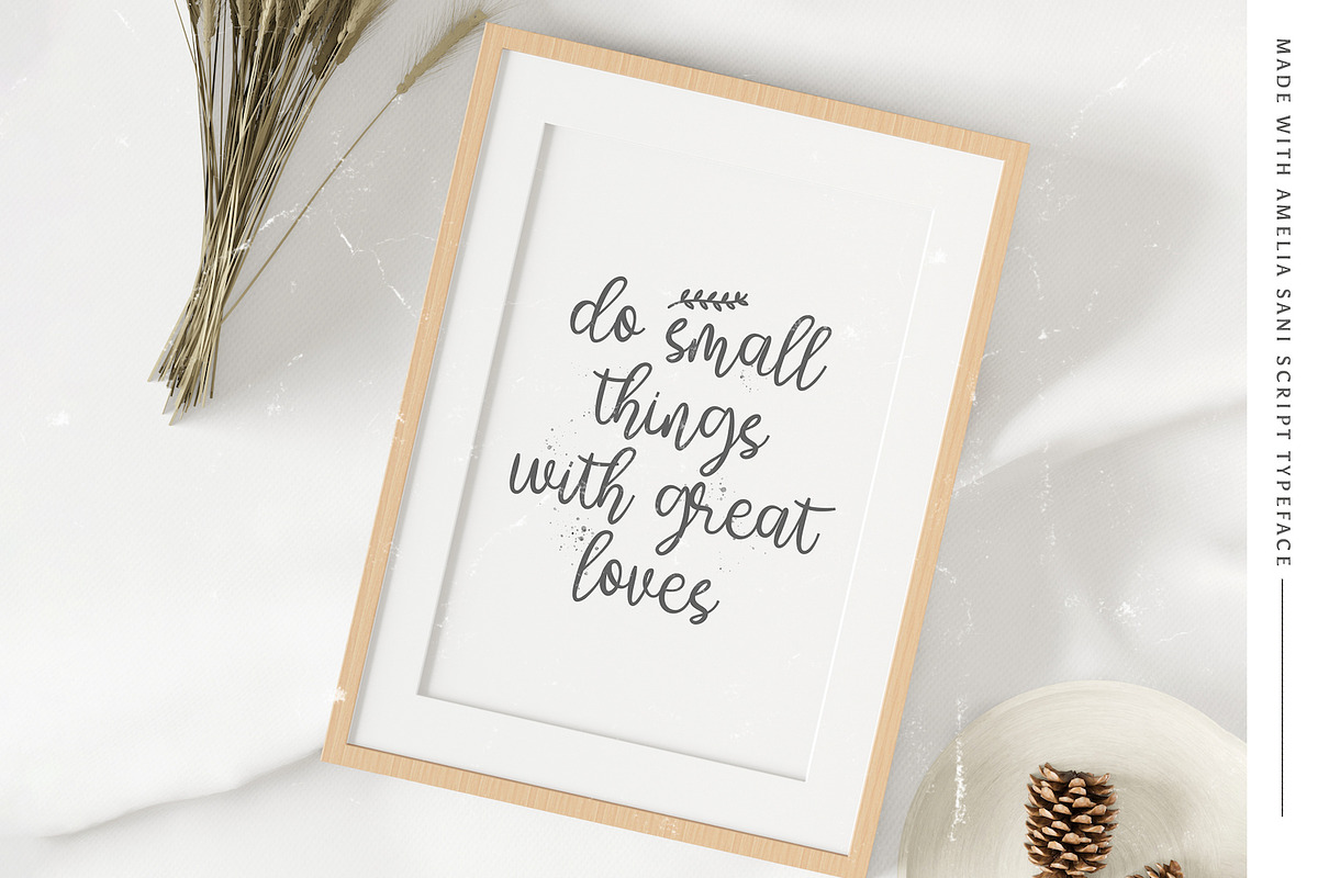Amelia Sani - Handwritten Font, a Script Font by StringLabs (Photo 7 of 12)