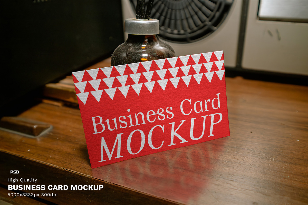 La Cafe Business Card Mockup - VOL, a Product Mockup by Simetrica Labs (Photo 3 of 3)