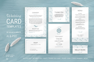 Elegant Wedding Stationery Templates