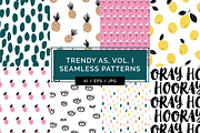 Trendy As, Vol. I Patterns, a Pattern Graphic by k.becca (Thumbnail 1 of 4)
