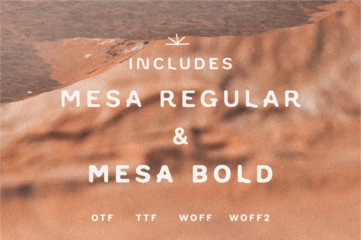 Mesa, a Font by Midnight Grim (Photo 4 of 7)