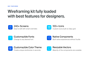 iOS Wireframing Kit, a Wireframe Template by Lubos Volkov (Thumbnail 5 of 9)