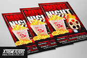 Movie Night Flyer Template, a Flyer Template by XtremeFlyers (Thumbnail 2 of 2)