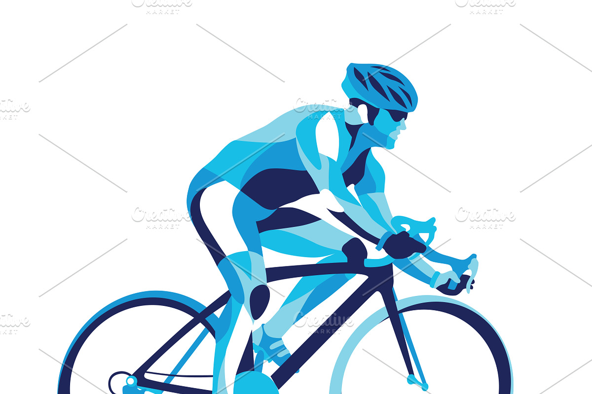 Set of stylized people in sport, an Illustration by Infinity Creativity (Photo 2 of 21)