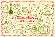 Hand Drawn Christmas Whimsical, a Seasonal Illustration by CraftingOnSunday (Thumbnail 1 of 4)