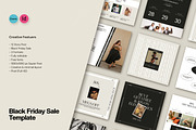 Black Friday Sale Template, a Social Media Template by Creatiya Type (Thumbnail 2 of 6)