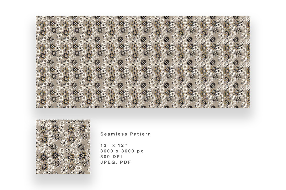 6 Seamless Patterns:Vintage Heritage, a Pattern Graphic by StudioCitra (Photo 9 of 11)