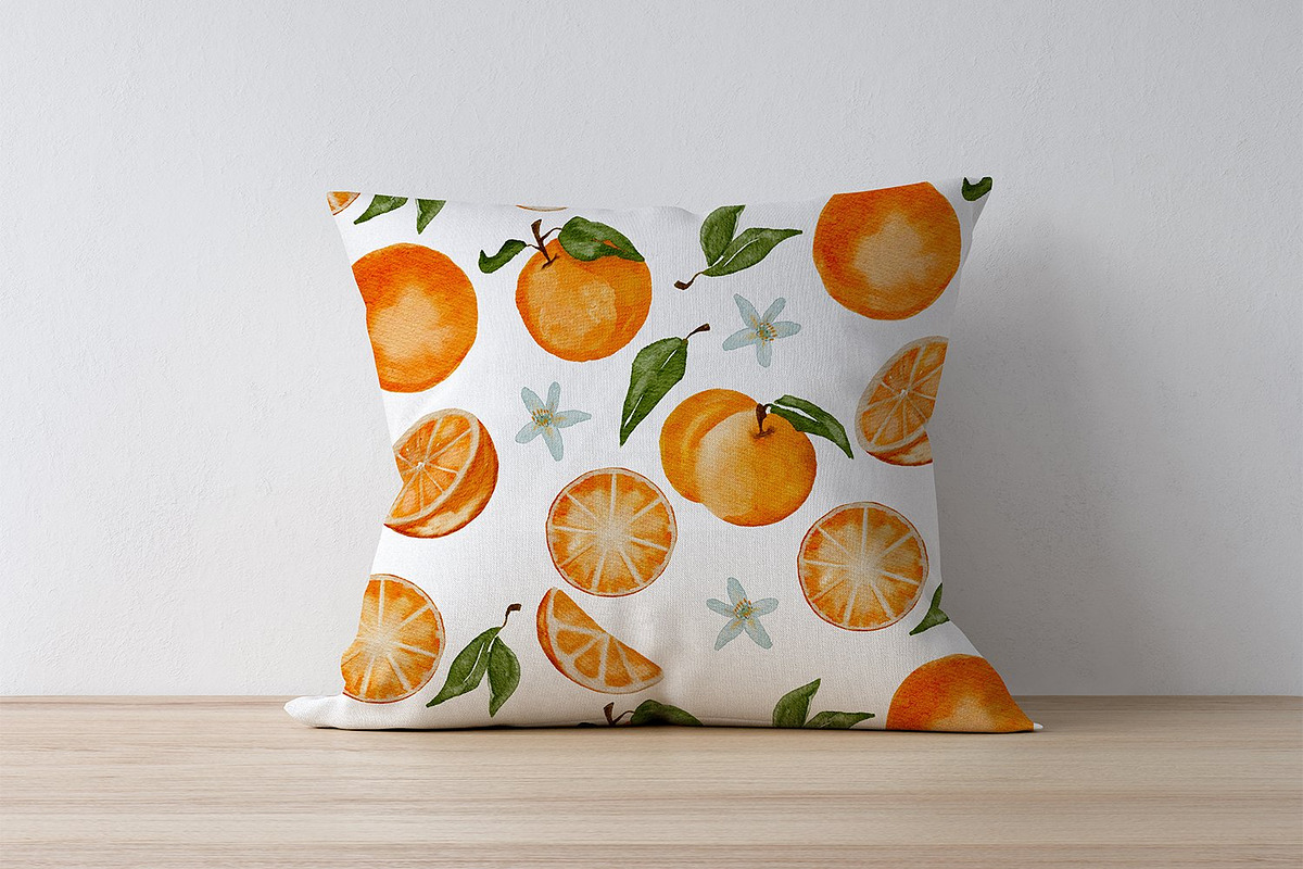 Watercolor Orange clipart PNG, a Decorative Illustration by LuiDesignStudio (Photo 4 of 4)
