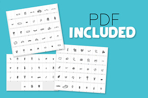 Doodle Font - With 90 Dingbats