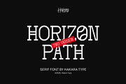 Horizon Path – Modern Serif Font, a Serif Font by Hakara Type (Thumbnail 1 of 10)