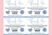 Thank you order card blue Canva 13, a Card Template by bonadigitals (Thumbnail 3 of 3)