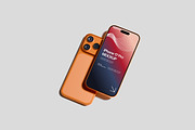 iPhone 17 Pro Mockup, an iPhone Mockup by HanaSaka_Studio (Thumbnail 4 of 5)