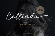 Callinda a Signature Font, a Script Font by Vilogsign (Thumbnail 1 of 8)
