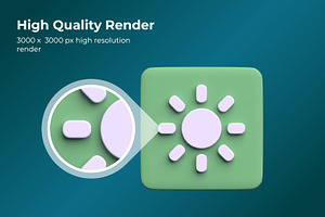 User Interface 3D Icon Pack