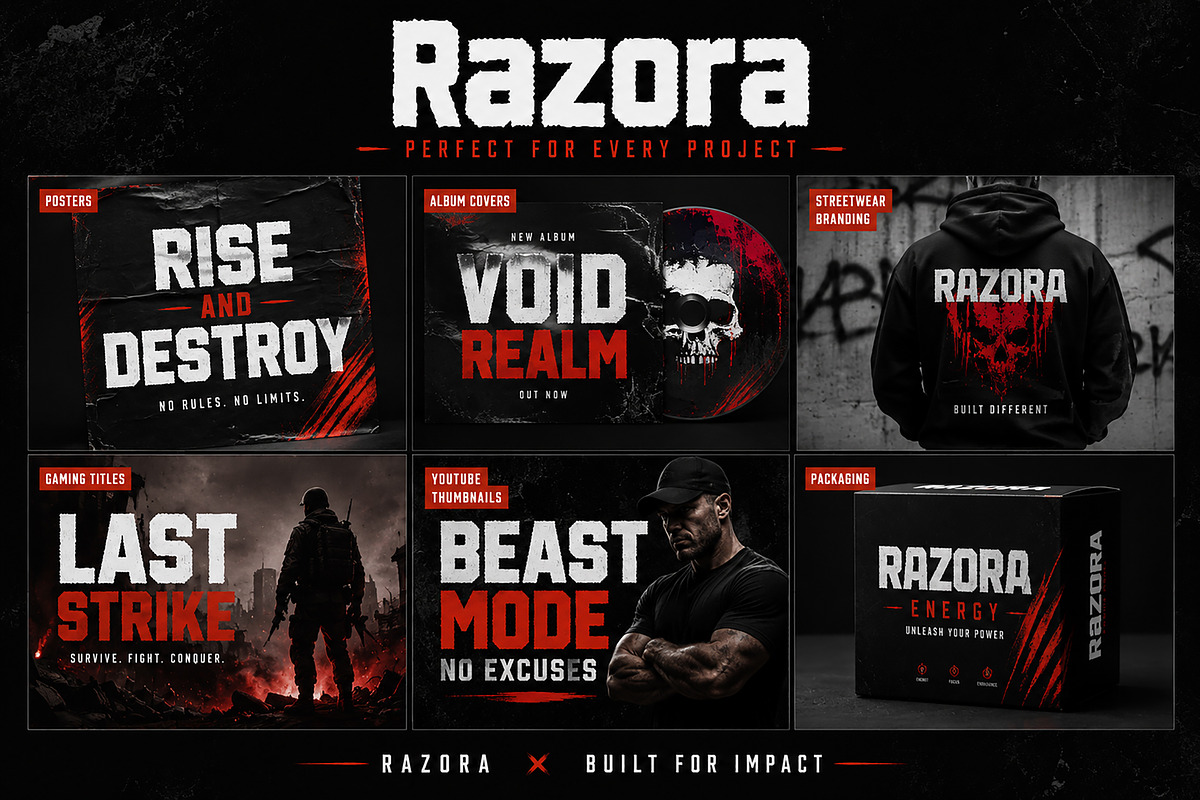 Razora, a Slab Serif Font by Wow Magic (Photo 5 of 5)