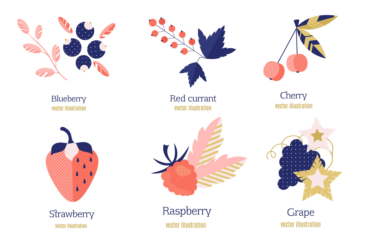 Fruits.Berries.Vegetables, a Food Illustration by TashaDraw (Photo 4 of 12)